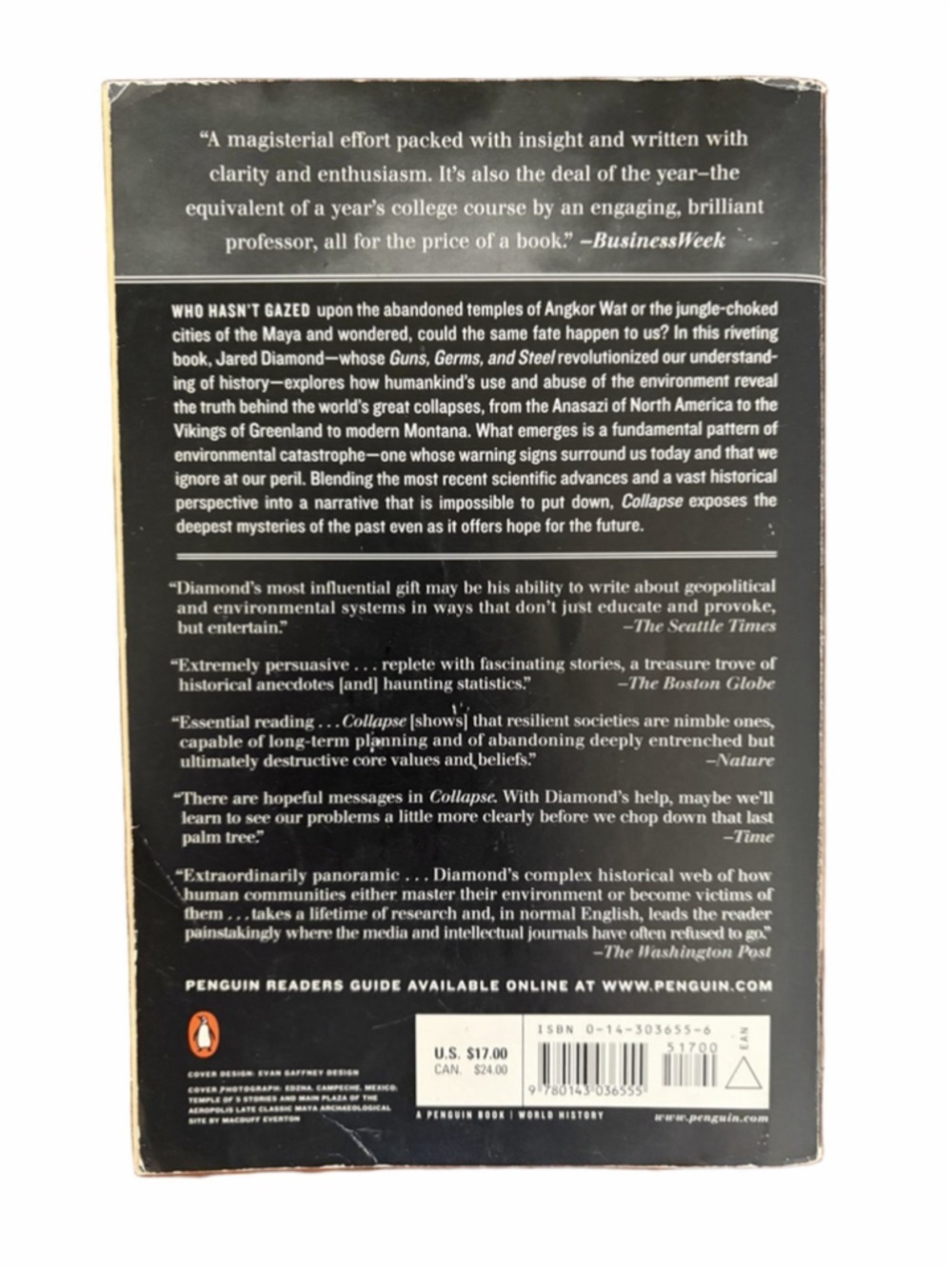 Collapse: How Societies Choose to Fail or Succeed by Jared Diamond Book - Picture 2 of 2